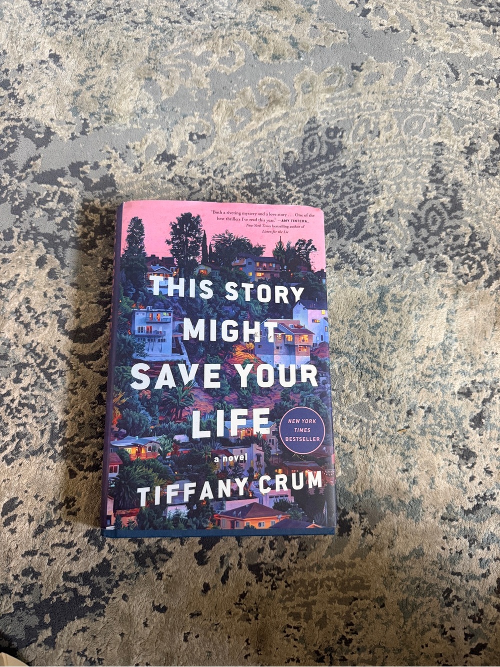 "This Story Might Save Your Life" — Pink Hardcover Novel